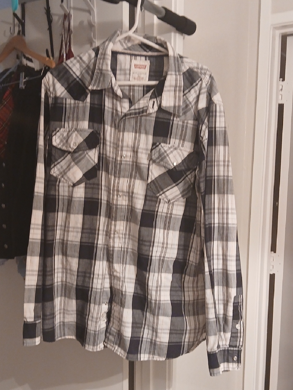 LEVI'S MENS WESTERN SHIRT XL